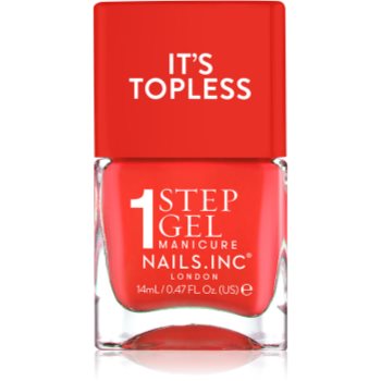 Nails Inc. It’s Topless lac de unghii sub forma de gel pentru un efect de lunga durata - imagine 2